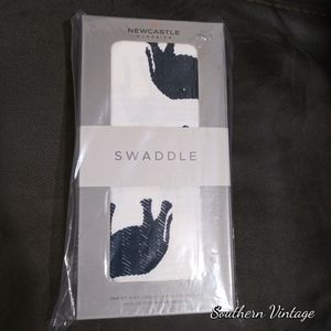 Newcastle Swaddle Cotton Muslin Elephant